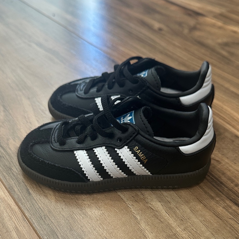 Adidas Samba Classic Black White Sneakers Toddler 6